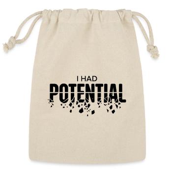 Funny Physics Teacher I Had Potential Humor - Reusable Gift Bag - Natural - Front