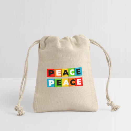 Colorful Peace - Reusable Gift Bag