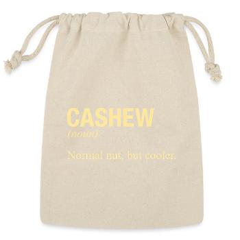 CASHEW - Reusable Gift Bag - Natural - Front