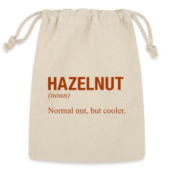 HAZELNUT - Reusable Gift Bag - Natural - Front