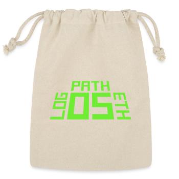 Logos Ethos Pathos Rhetoric Philosophy Persuasion  - Reusable Gift Bag - Natural - Front