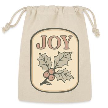 Quiet Joy - Reusable Gift Bag - Natural - Front
