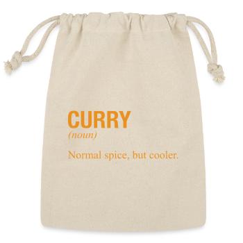 CURRY - Reusable Gift Bag - Natural - Front