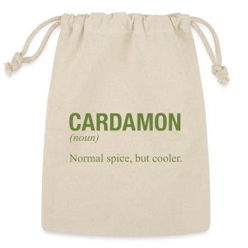 CARDAMON - Reusable Gift Bag - Natural - Front