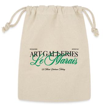 Art Galleries Le Marais  - Reusable Gift Bag - Natural - Front