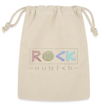 Rock Collecting Rockhound Rock Hunting - Reusable Gift Bag - Natural - Front