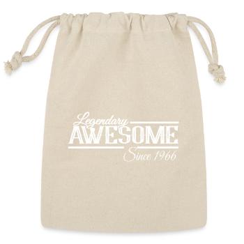 Unique 50th Birthday vintage 1976 Retro - Reusable Gift Bag - Natural - Front