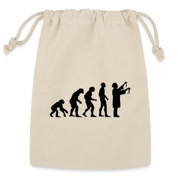 Evolution of Science - Reusable Gift Bag - Natural - Front