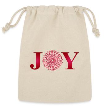 Joy Mandala Burst - Reusable Gift Bag - Natural - Front