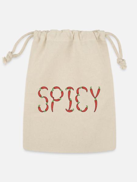 Chili spicy - Reusable Gift Bag - Natural