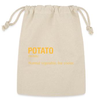 POTATO - Reusable Gift Bag - Natural - Front