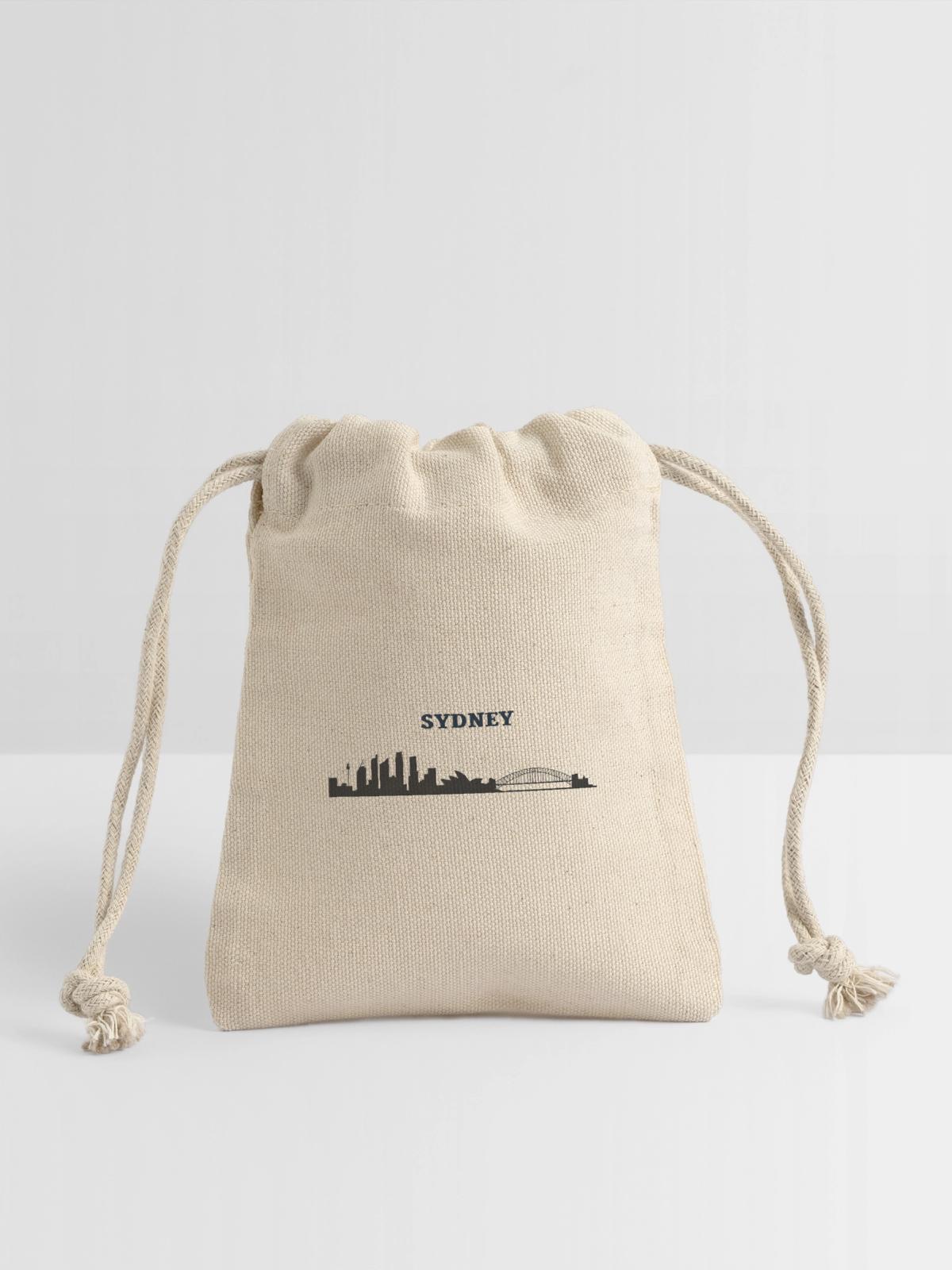 Sydney - Reusable Gift Bag - Natural - Front