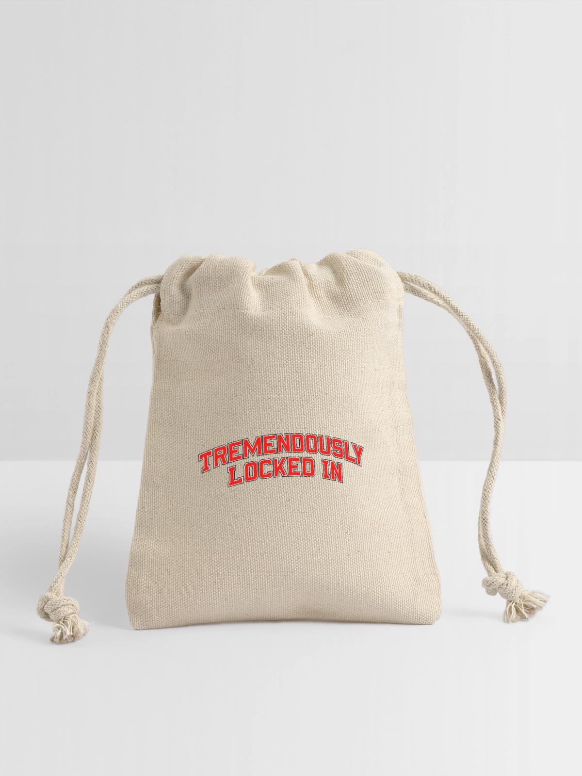 Tremendously Locked In - Reusable Gift Bag - Natural - Front