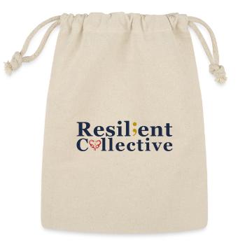 Resilient Collective  - Reusable Gift Bag - Natural - Front