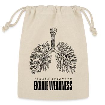 Breathwork Wellness Design - Reusable Gift Bag - Natural - Front