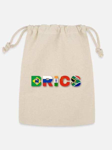 Brics - Reusable Gift Bag - Natural
