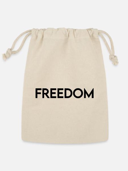 Freedom - Reusable Gift Bag - Natural