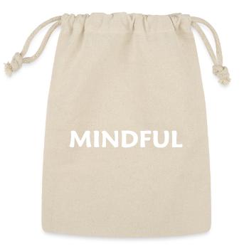 Mindful Moment - Reusable Gift Bag - Natural - Front