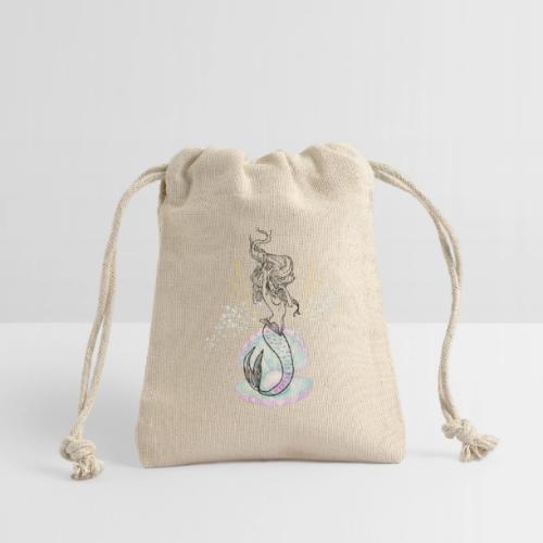 Mermaid Ocean Goddess In Shell - Fairytale Design - Reusable Gift Bag