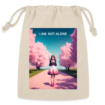 I AM NOT ALONE - Reusable Gift Bag - Natural - Front