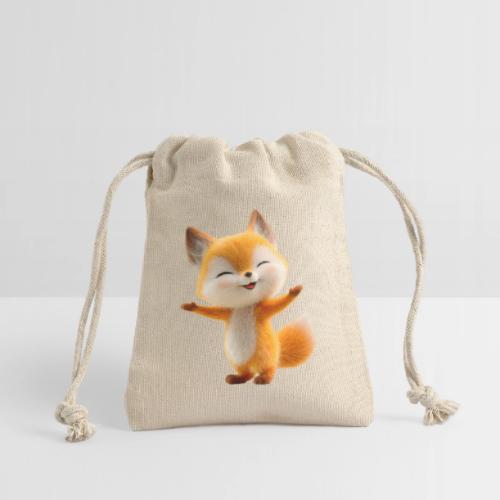 Cute 3D Cartoon Fox Standing Arms Up - Reusable Gift Bag