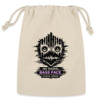 Bass Face No Signal - Reusable Gift Bag - Natural - Front