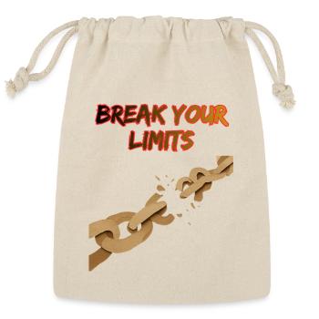 Break Your Limits Chain Breaker - Reusable Gift Bag - Natural - Front