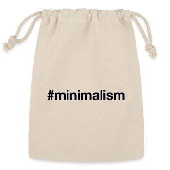 MINIMALISM - Reusable Gift Bag - Natural - Front