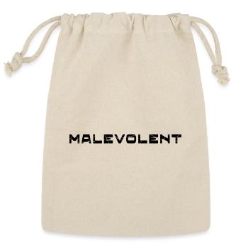 MALEVOLENT | Absolute Presence Urban Streetwear - Reusable Gift Bag - Natural - Front
