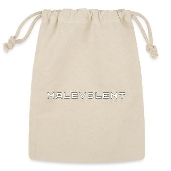 MALEVOLENT | Absolute Presence Urban Streetwear - Reusable Gift Bag - Natural - Front
