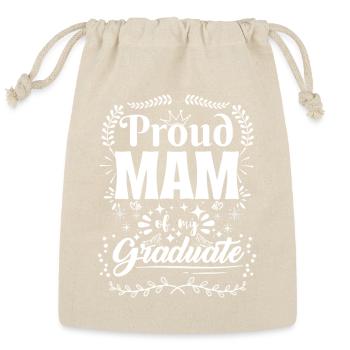 Proud Mam of My Graduation - Reusable Gift Bag - Natural - Front