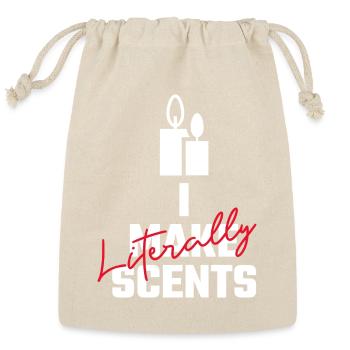 I Make Scents Literally Graphic T-Shirt  - Reusable Gift Bag - Natural - Front