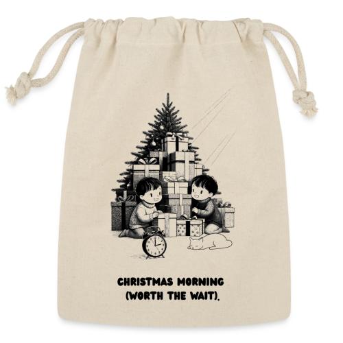 Christmas Morning T-Shirt | Minimalist Kids Gifts - Reusable Gift Bag