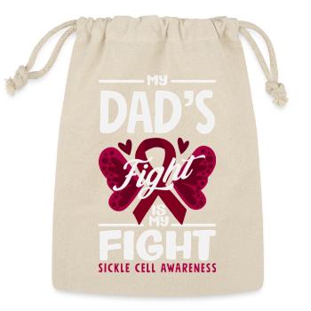Sickle Cell Awareness Warrior Supporter Survivor - Reusable Gift Bag - Natural - Front