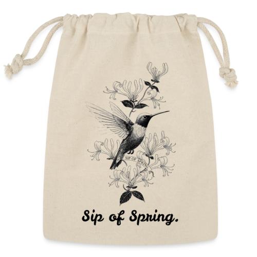 Hummingbird T-Shirt, Honeysuckle Vine - Reusable Gift Bag