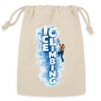 Ice Climbing Vertical Adventure - Reusable Gift Bag - Natural - Front