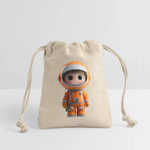 Cute Cartoon Astronaut in Orange Suit - Reusable Gift Bag