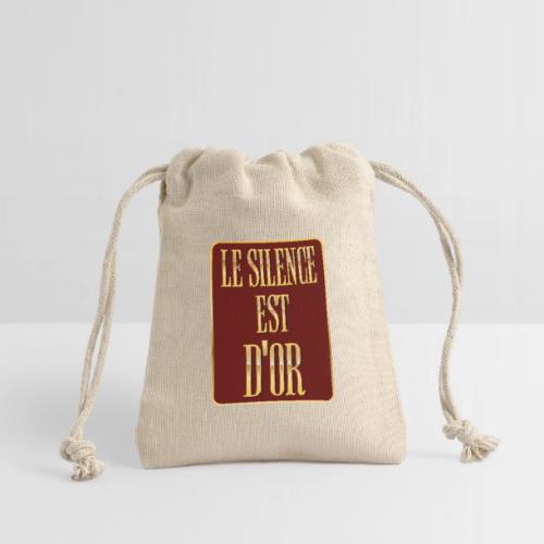 Silence is golden - Reusable Gift Bag