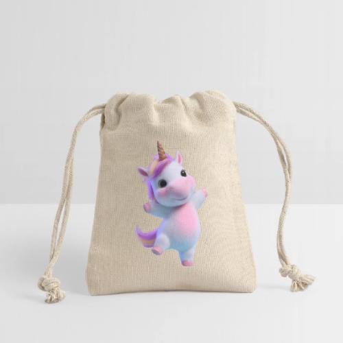 Cute Cartoon Unicorn Dancing Joyfully - Reusable Gift Bag