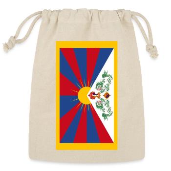 Tibet flag phone case - Reusable Gift Bag - Natural - Front