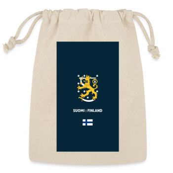 Finland passport phone case - Reusable Gift Bag - Natural - Front