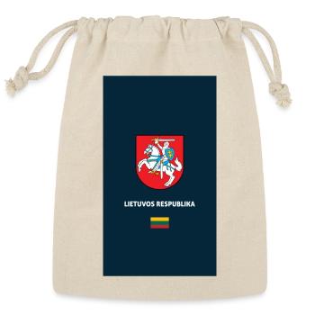 Lithuania passport phone case - Reusable Gift Bag - Natural - Front