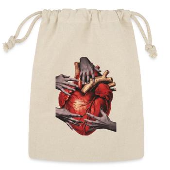 Heart in Hands Collective - Reusable Gift Bag - Natural - Front
