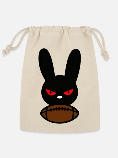 Diabolical rabbit - Reusable Gift Bag - Natural