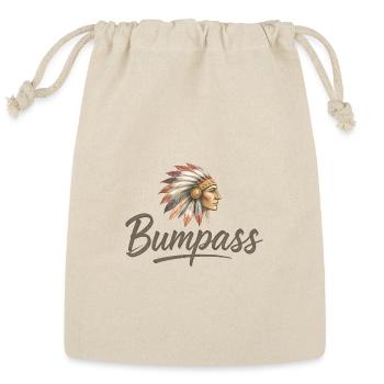 Bumpass Headdress Portrait - Reusable Gift Bag - Natural - Front