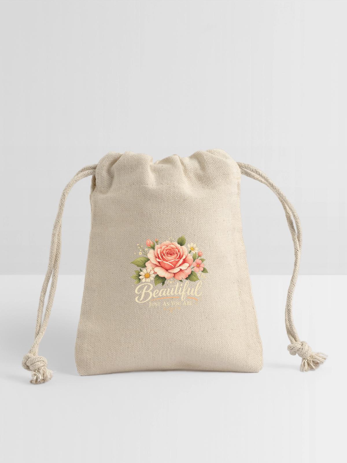 Unique Touch - Reusable Gift Bag - Natural - Front
