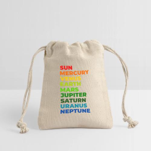 Color the solar system - Reusable Gift Bag