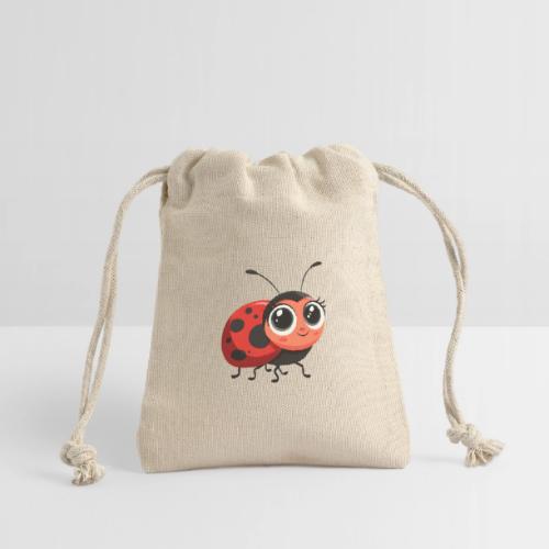 Cute Cartoon Ladybug Full of Joy - Reusable Gift Bag