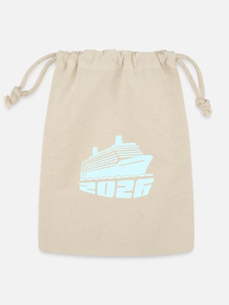 2026 cruise ship - Reusable Gift Bag - Natural