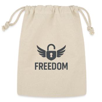 Freedom  - Reusable Gift Bag - Natural - Front